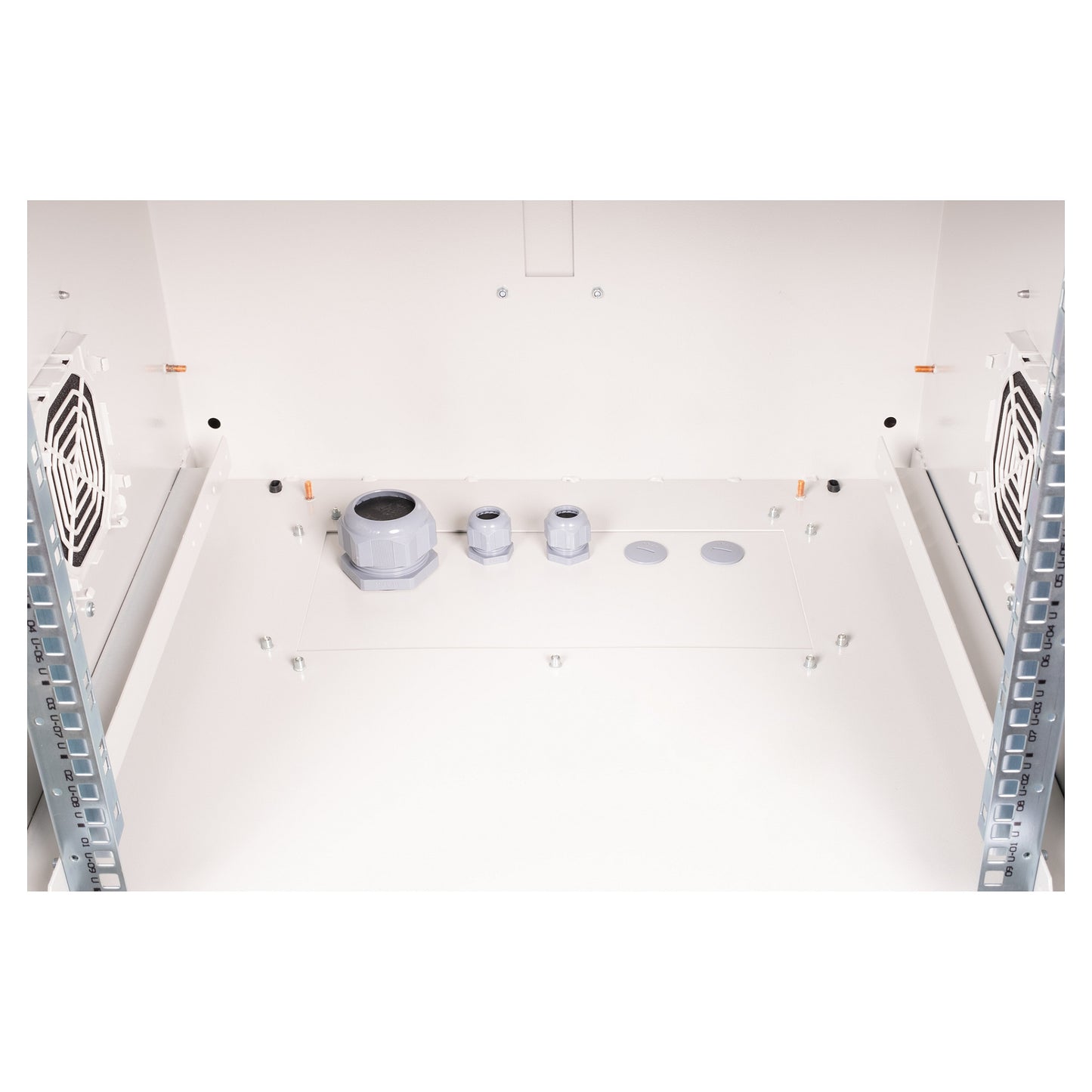 9HE Wandgehäuse, Outdoor, IP55 579x600x600 mm, Farbe Grau (RAL 7035) DIGITUS Professional