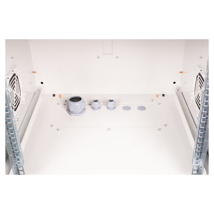 9HE Wandgehäuse, Outdoor, IP55 579x600x600 mm, Farbe Grau (RAL 7035) DIGITUS Professional