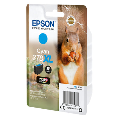 Epson Tinte 378XL C13T37924010 Cyan bis zu 830 Seiten
