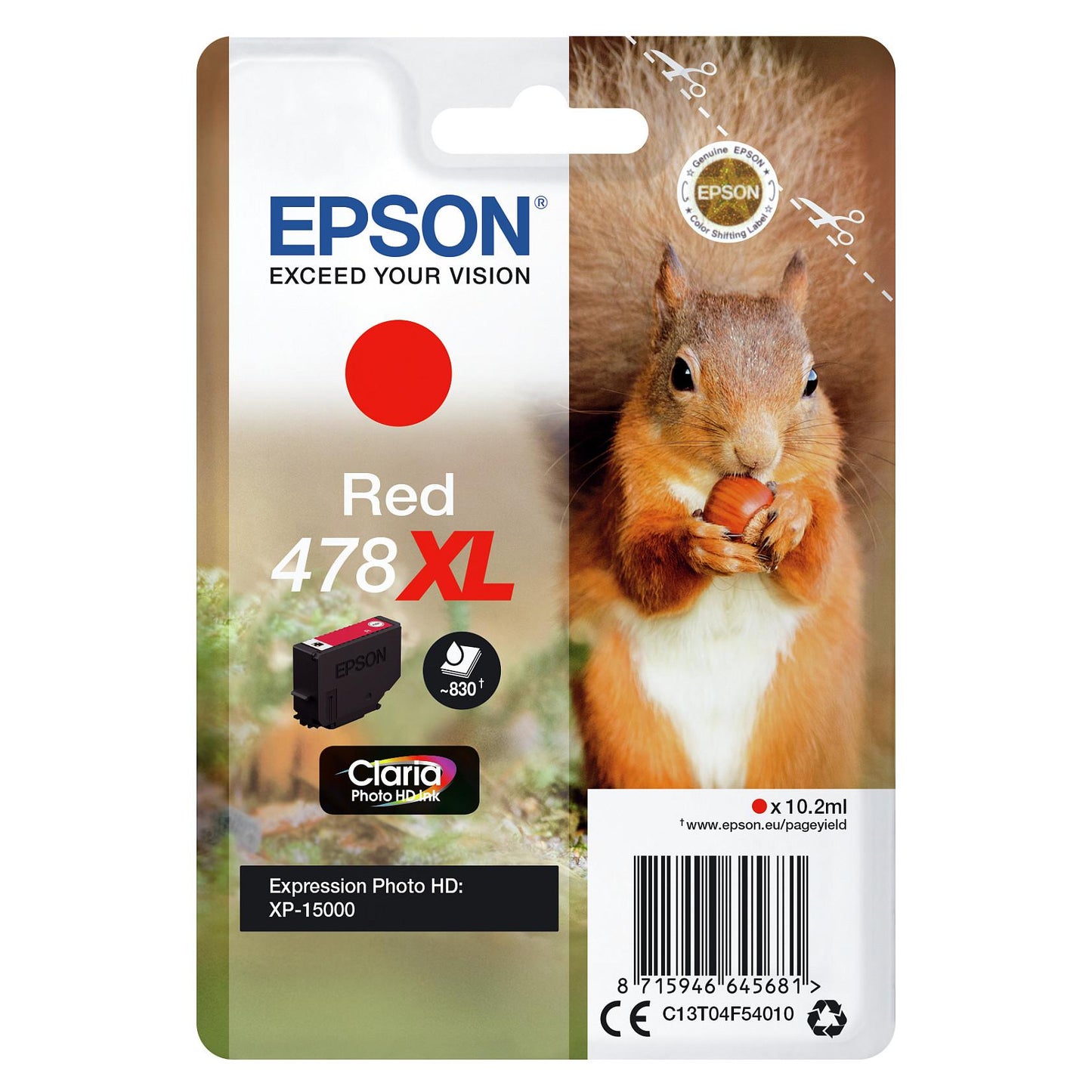 Epson 478 C13T04F54010 red HC