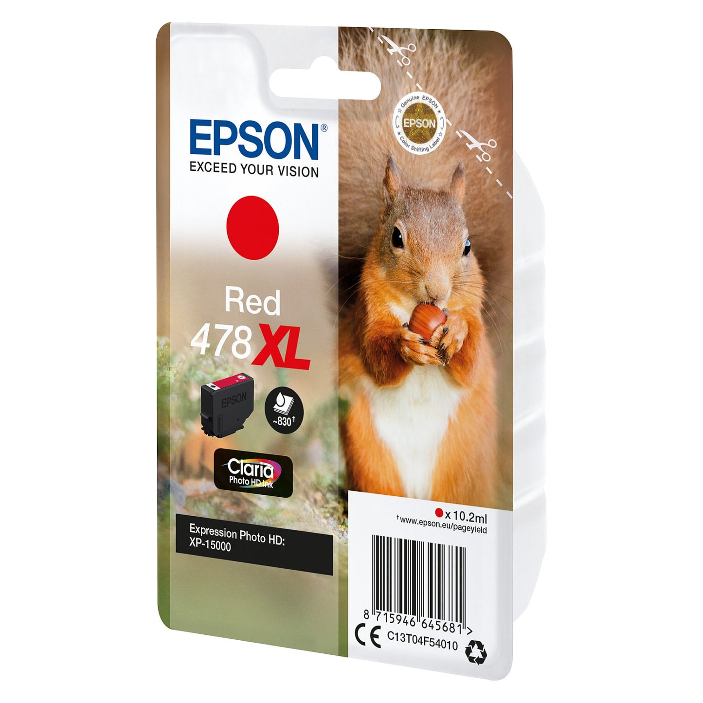 Epson 478 C13T04F54010 red HC