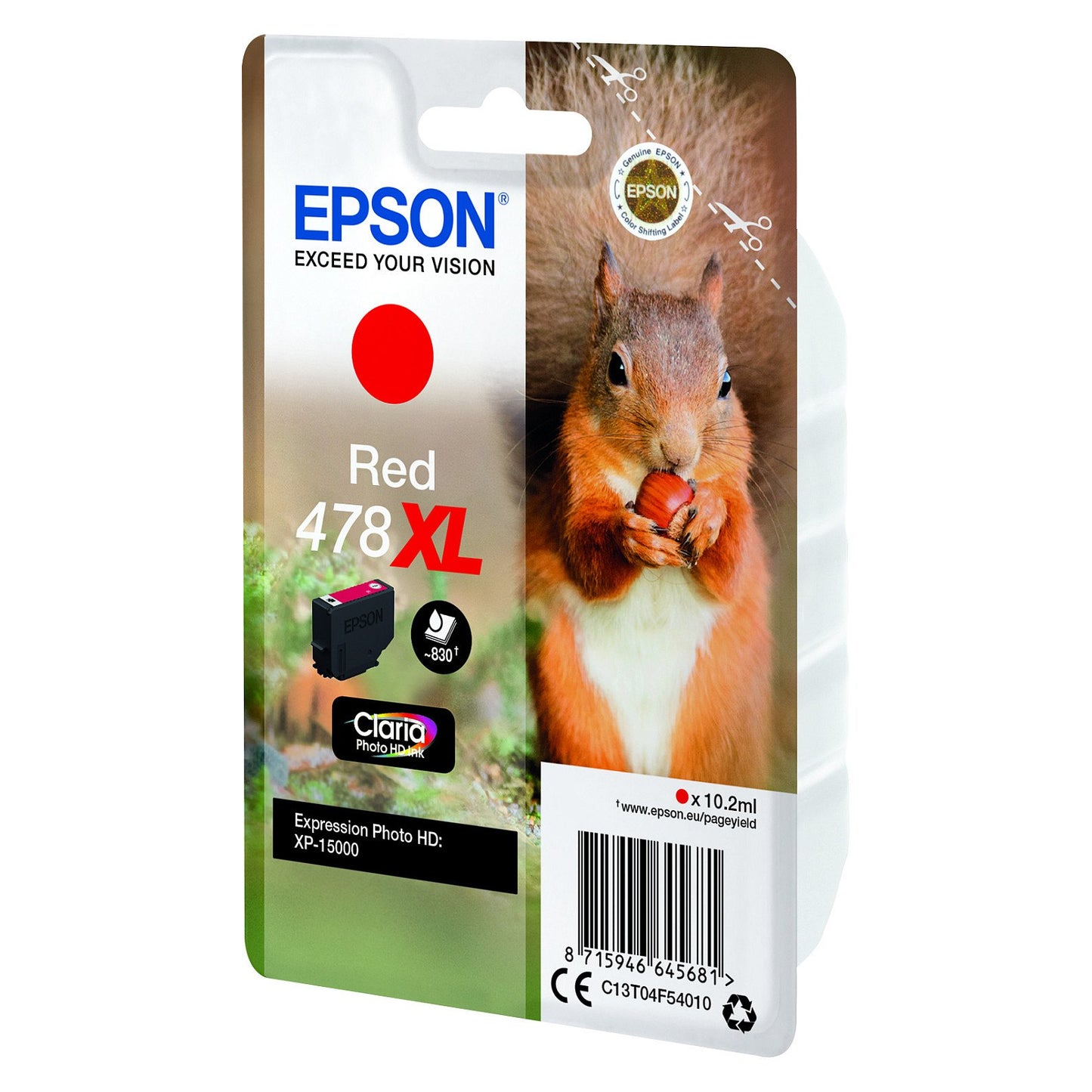 Epson 478 C13T04F54010 red HC