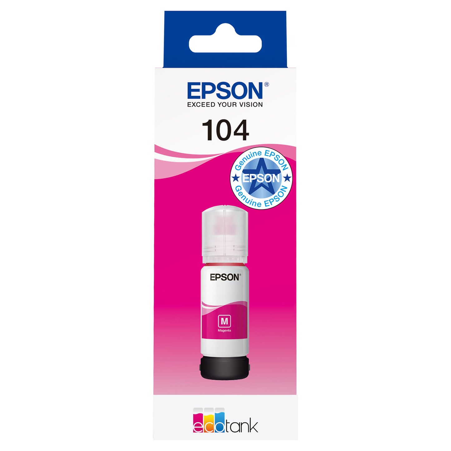 Epson Tinte 104 EcoTank C13T00P340 Magenta bis zu 7.500 Seiten