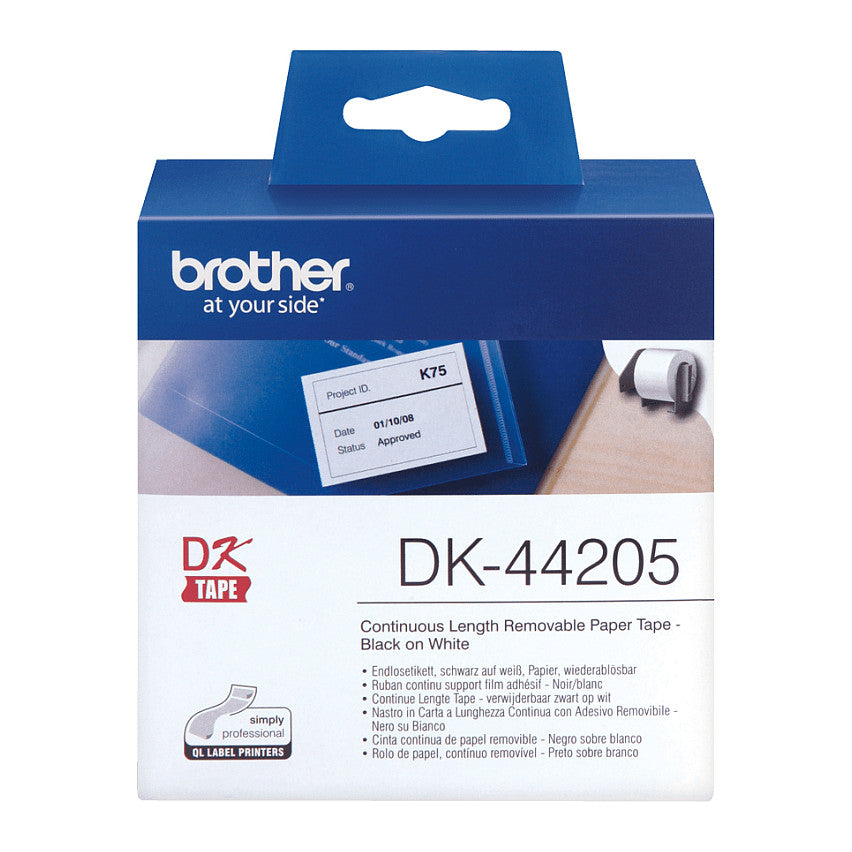 ZUB Brother Klebeetiketten Rolle