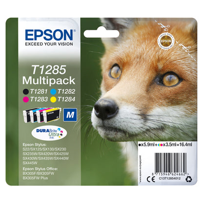 Epson Tinte T1285 C13T12854012 4er Multipack (BKMCY) bis zu 225 Seiten