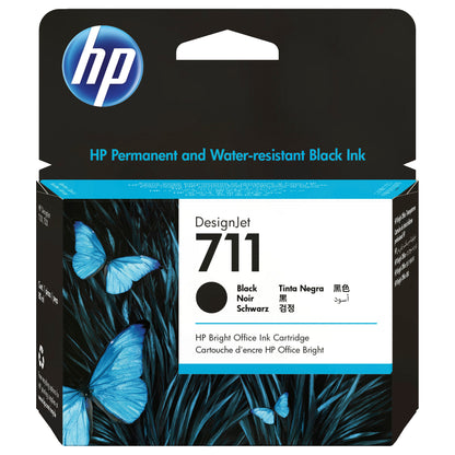 HP 711 Original Tinte schwarz hohe Kapazitt 80ml 1er-Pack