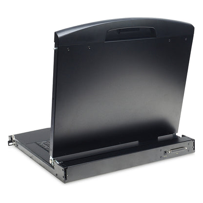 Digitus 19" LCD KVM Konsole, 16-Port CAT5, deutsche Tastatur