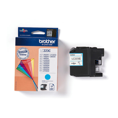 Brother Tinte LC-223C Cyan bis zu 550 Seiten nach ISO/IEC 24711
