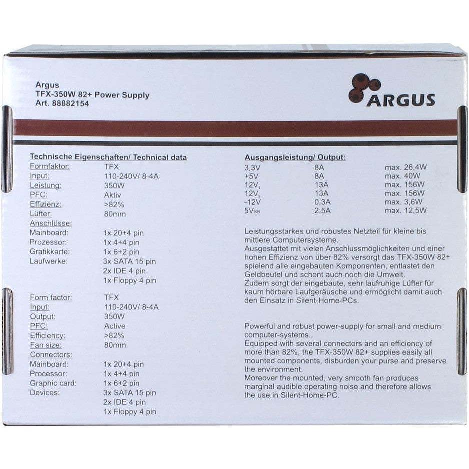 TFX 350W Inter-Tech Argus TFX-350W 82+