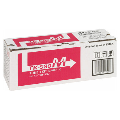 Kyocera Toner TK-580M Magenta bis zu 2.800 Seiten gem. ISO/IEC 19798