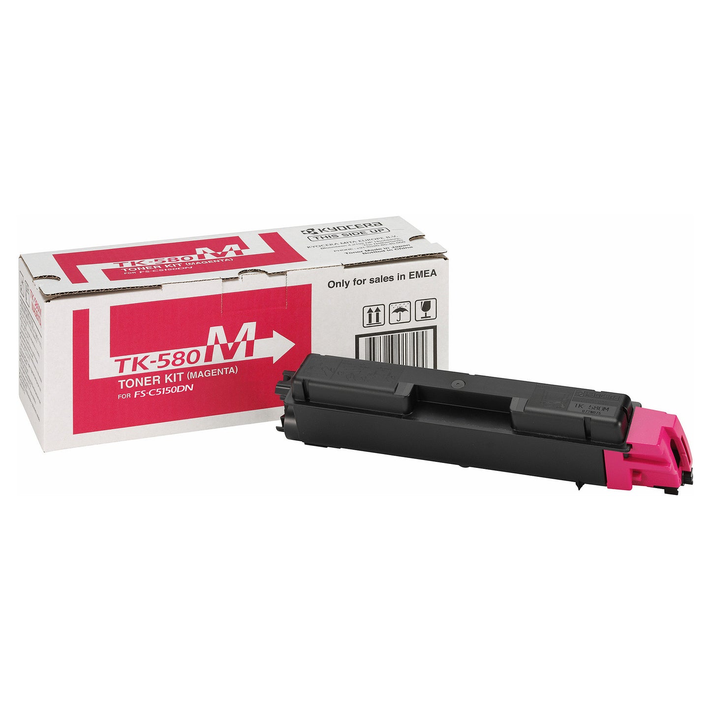 Kyocera Toner TK-580M Magenta bis zu 2.800 Seiten gem. ISO/IEC 19798