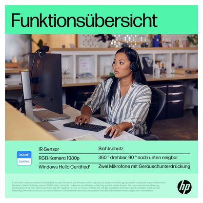 HP 625 4MP 1920x1080 Audio USB