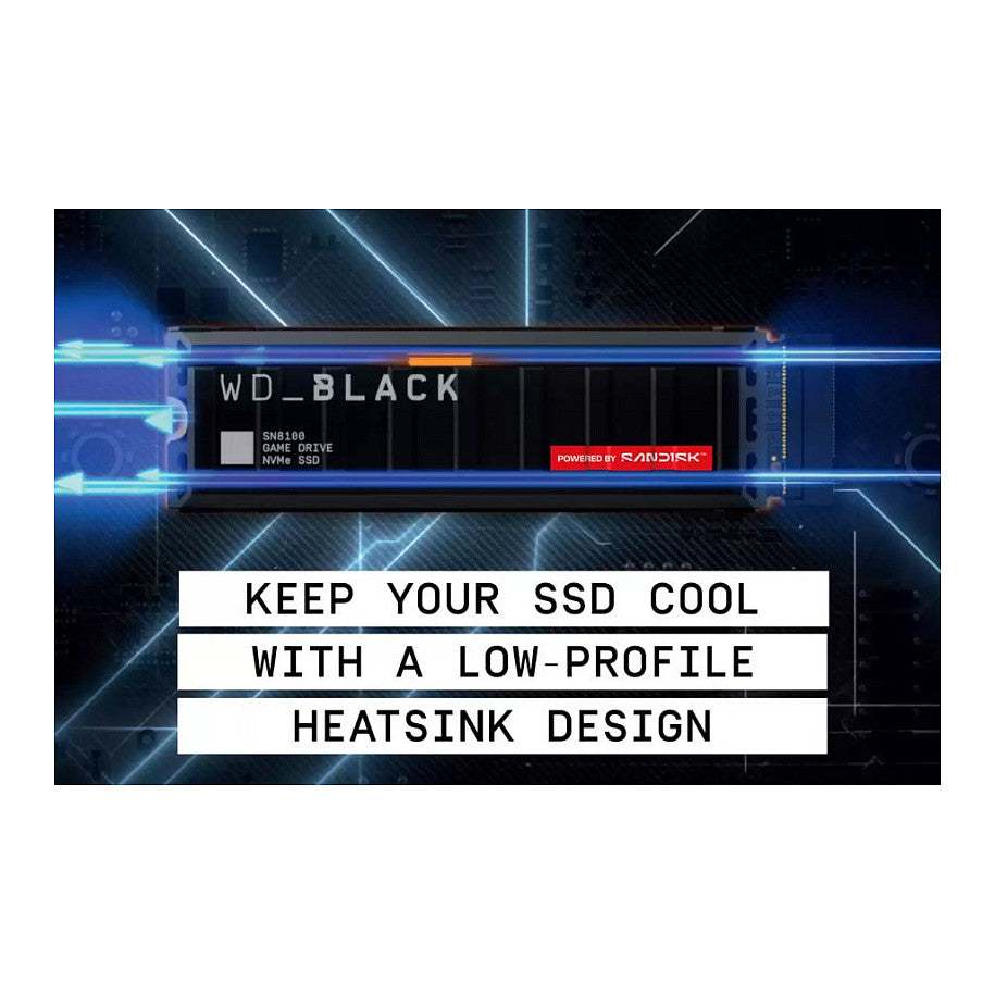M.2 8TB WD Black SN8100 NVMe - With Heatsink