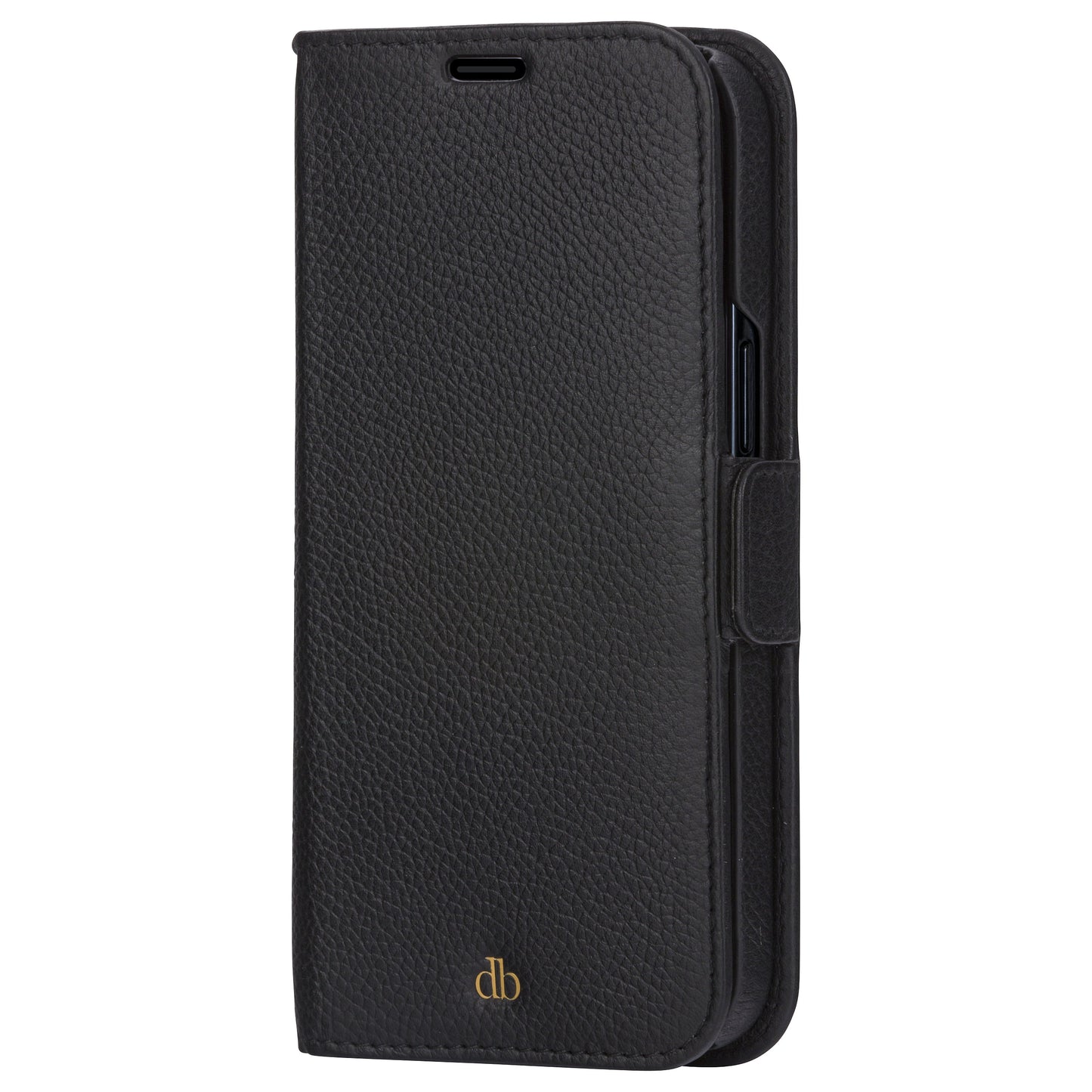 dbramante1928 New York - Flip-Hlle fr Mobiltelefon - 2-in-1 - Vollnarbenleder - Night Black - fr Apple iPhone 11, XR