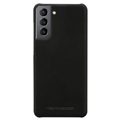 dbramante1928 Lynge - Flip-Hlle fr Mobiltelefon - genarbtes Leder - Schwarz - fr Samsung Galaxy S21+ 5G