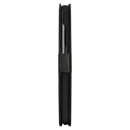 dbramante1928 Lynge - Flip-Hlle fr Mobiltelefon - genarbtes Leder - Schwarz - fr Samsung Galaxy S21+ 5G