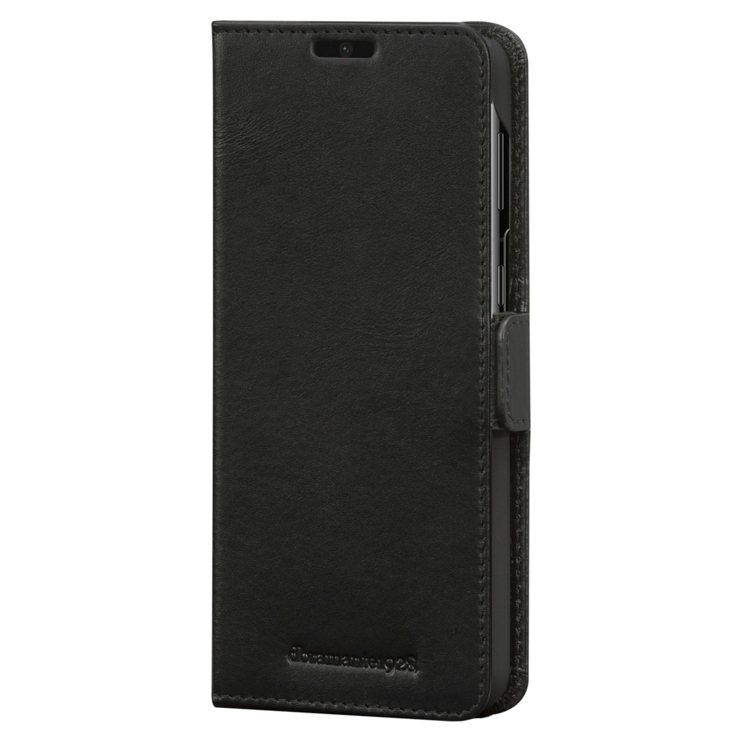dbramante1928 Lynge - Flip-Hlle fr Mobiltelefon - genarbtes Leder - Schwarz - fr Samsung Galaxy S21+ 5G