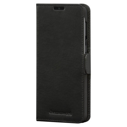 dbramante1928 Lynge - Flip-Hlle fr Mobiltelefon - genarbtes Leder - Schwarz - fr Samsung Galaxy S21+ 5G