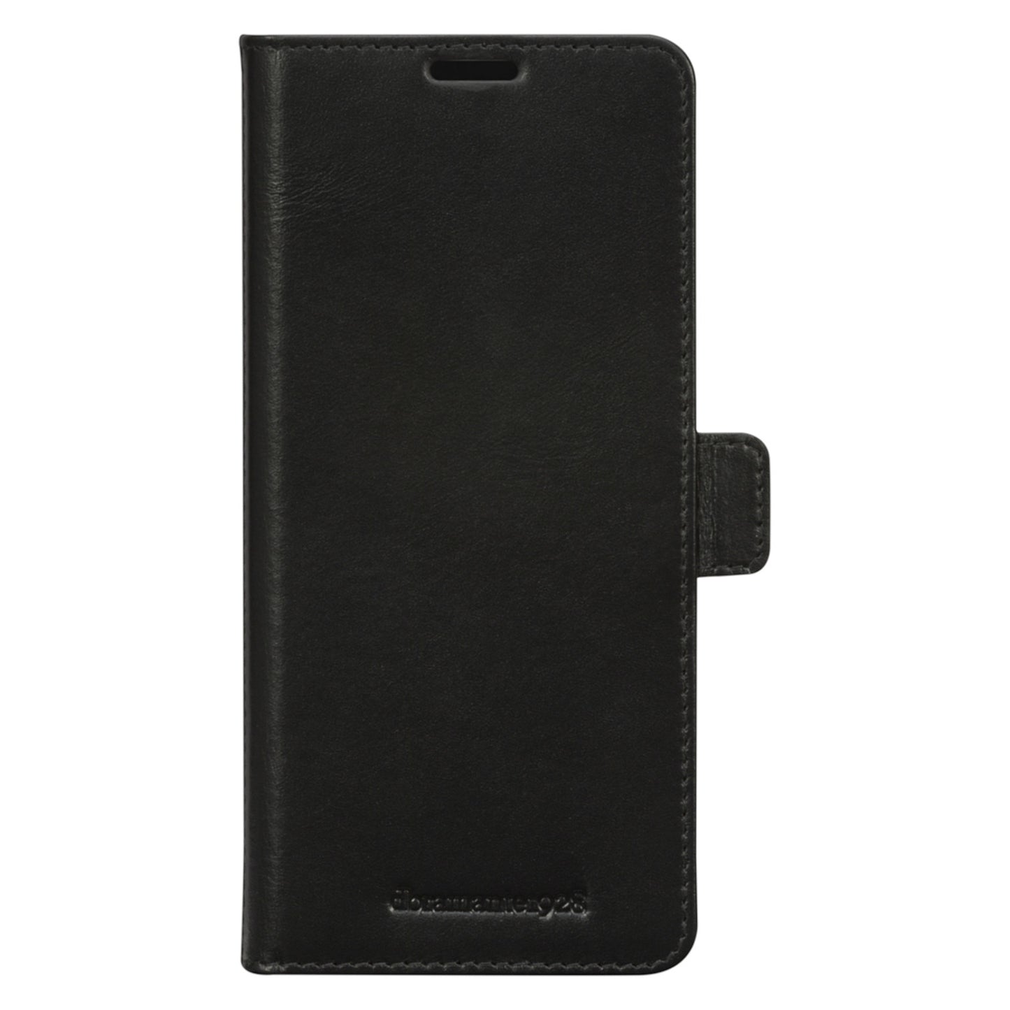 dbramante1928 Lynge - Flip-Hlle fr Mobiltelefon - genarbtes Leder - Schwarz - fr Samsung Galaxy S21+ 5G