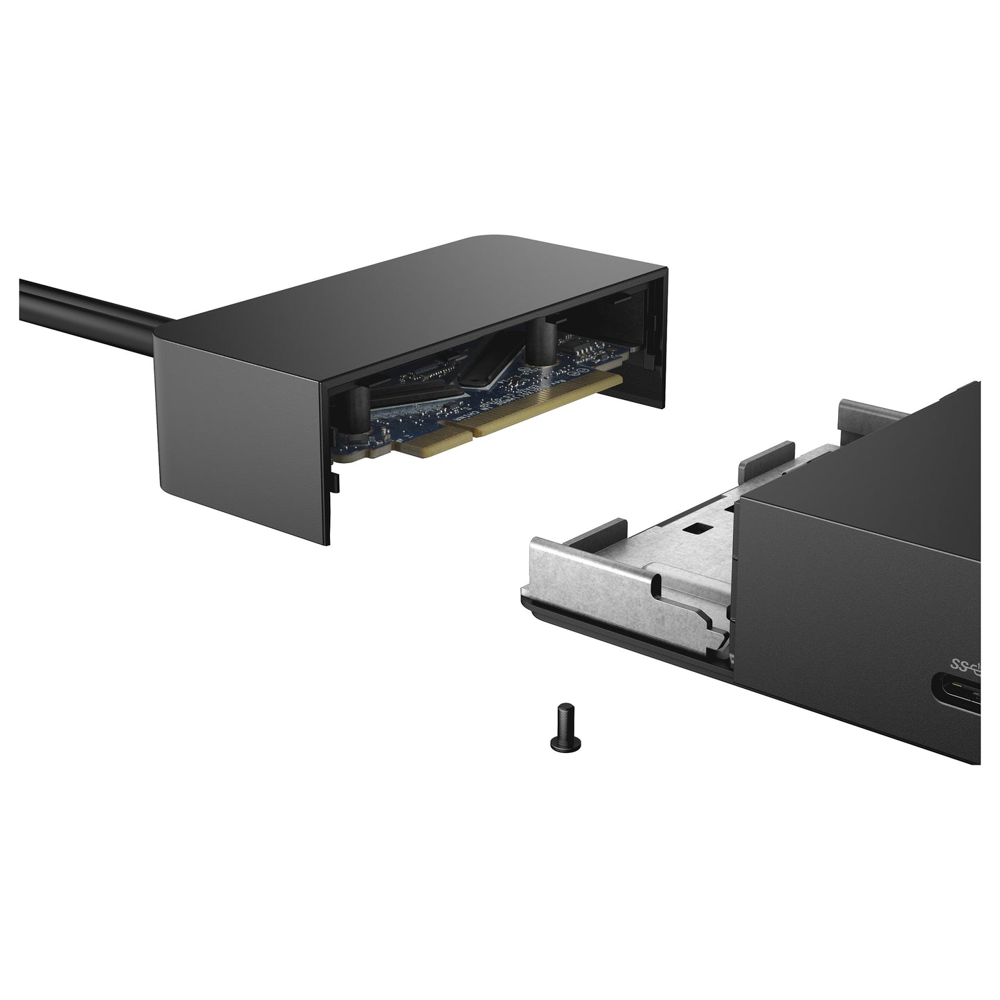 D Dell Performance Dock WD19DC 240W 2x USB-C Dual Cable Schwarz