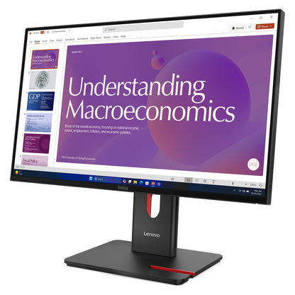 60,5cm/23,8" (1920x1080) Lenovo ThinkVision T24D-40 16:9 FHD IPS 4ms 120Hz HDMI DisplayPort USB-C USB LAN VESA Speaker Black