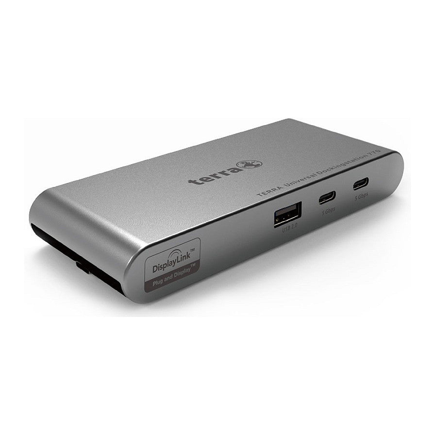 D Wortmann TERRA MOBILE Dockingstation 770 USB-C Dual Display Dockingstation mit Dual Display