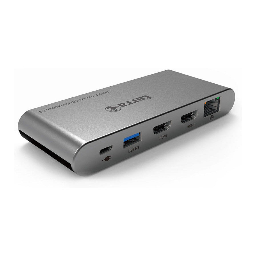 D Wortmann TERRA MOBILE Dockingstation 770 USB-C Dual Display Dockingstation mit Dual Display