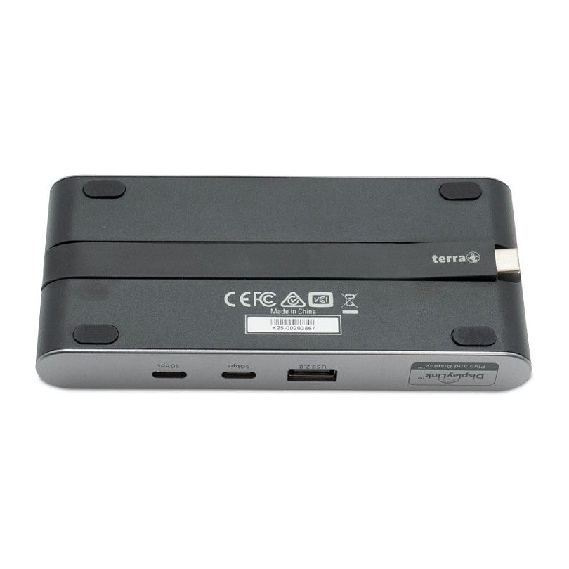D Wortmann TERRA MOBILE Dockingstation 770 USB-C Dual Display Dockingstation mit Dual Display