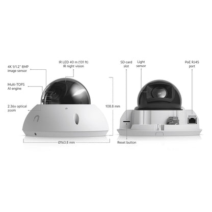 Ubiquiti UVC-G6-PRO-DOME-W white