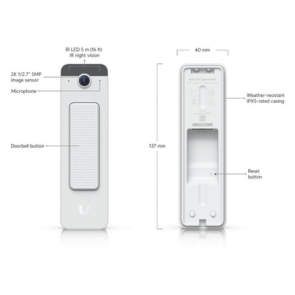 Ubiquiti UVC-Doorbell-Lite-W white