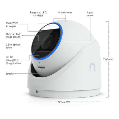Ubiquiti UVC-G6-Pro-Turret-W white