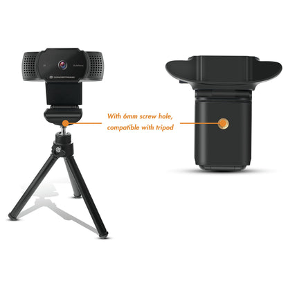 CONCEPTRONIC Webcam USB-A2.0 72° 2K/30Hz SuperHD+Mikro sw