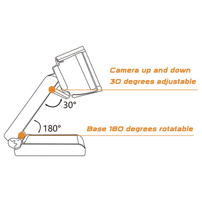 CONCEPTRONIC Webcam USB-A2.0 72° 2K/30Hz SuperHD+Mikro sw
