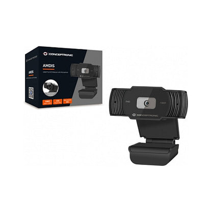 CONCEPTRONIC Webcam USB-A2.0 65° 1080P/30Hz FullHD +Mikro sw