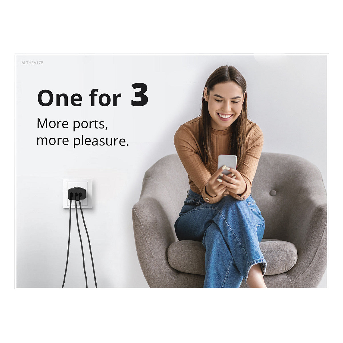 CONCEPTRONIC Ladegerät 3Port GaN 2xUSB-C/1xA 67WPD3.0/PPS sw