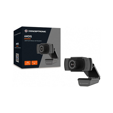 CONCEPTRONIC Webcam USB-A2.0 90° 1080P/30Hz FullHD +Mikro sw