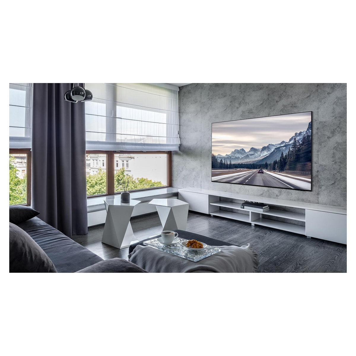 138,0cm/55" (3840x2160) Samsung GQ55S95DATXZG 16:9 OLED 100Hz HDMI USB WLAN Bluetooth HDR10+ Speaker Graphite Black