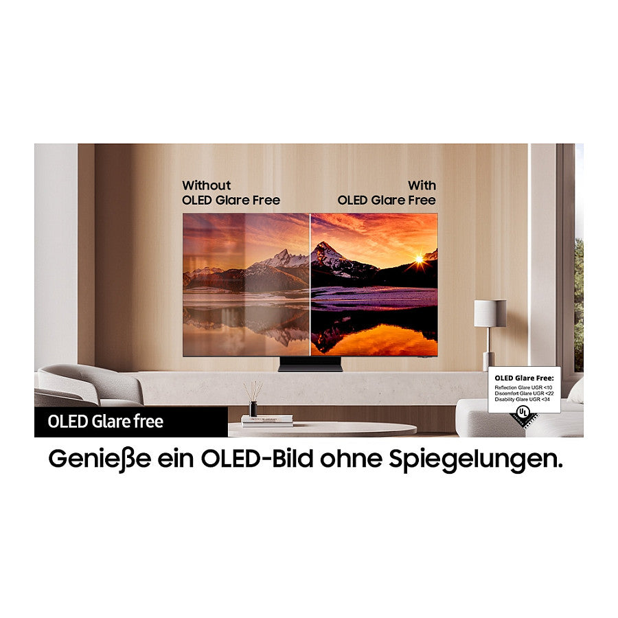 138,0cm/55" (3840x2160) Samsung GQ55S95DATXZG 16:9 OLED 100Hz HDMI USB WLAN Bluetooth HDR10+ Speaker Graphite Black