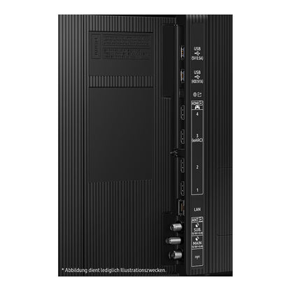 215,9cm/85" (3840x2160) Samsung GQ85Q80DATXZG 16:9 QLED 100Hz HDMI USB WLAN Bluetooth HDR10+ Speaker Titan Black