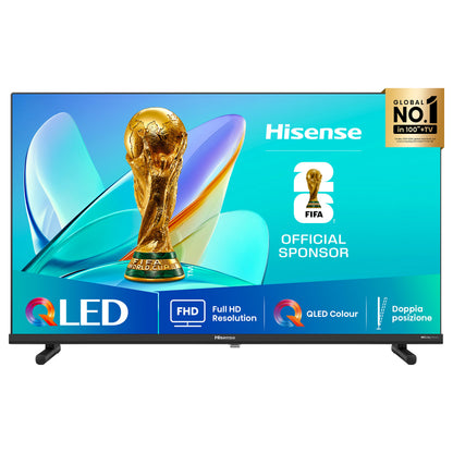 80,0cm/32" (1920x1080) Hisense 32A5NQ 16:9 QLED 60Hz HDMI USB WLAN Bluetooth HDR10 Speaker Black