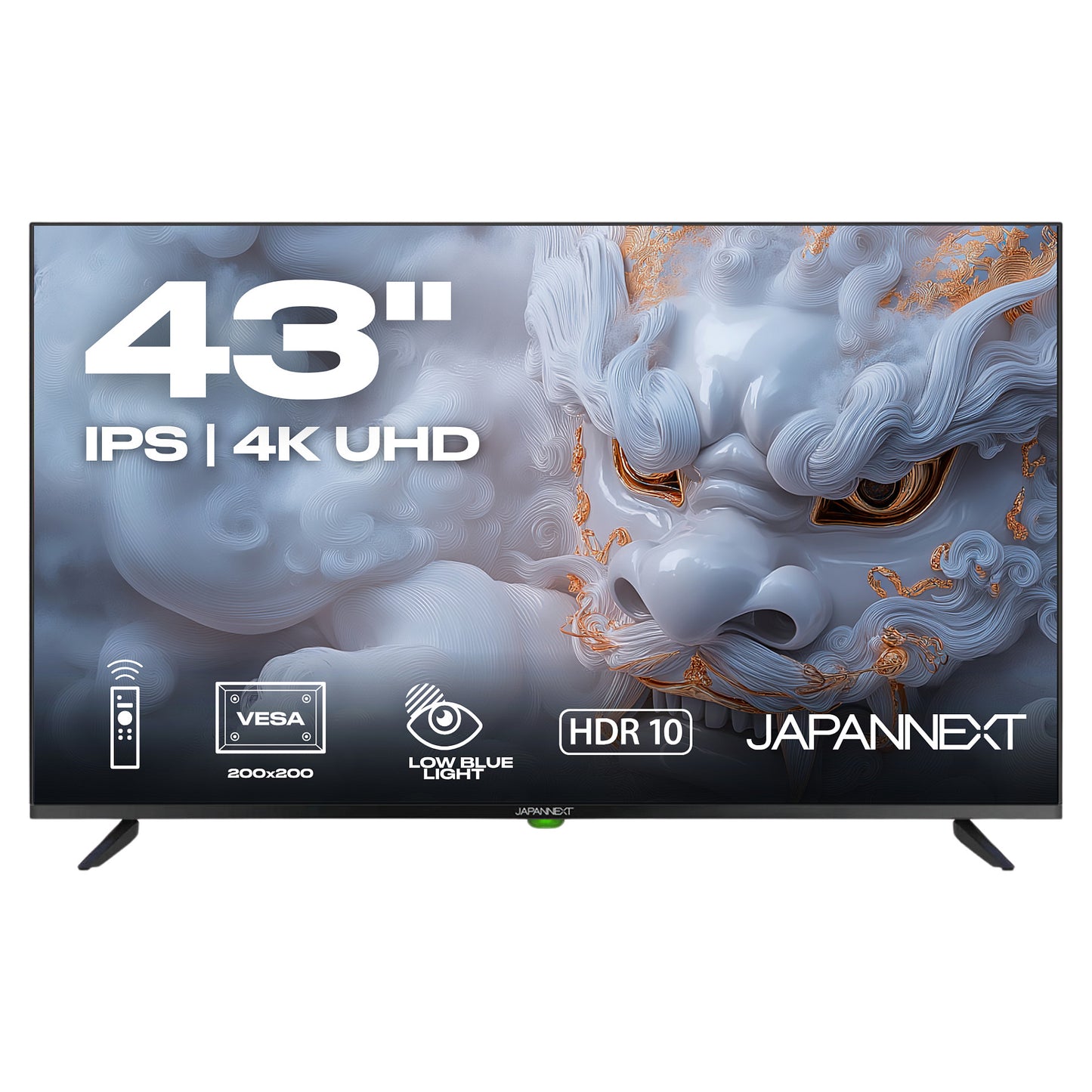 109,2cm/43" (3840x2160) JAPANNEXT JN-IPS430UHD60F 16:9 IPS 60Hz HDMI USB WLAN Speaker Black