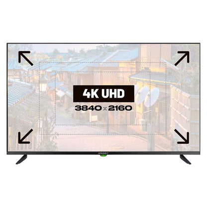 109,2cm/43" (3840x2160) JAPANNEXT JN-IPS430UHD60F 16:9 IPS 60Hz HDMI USB WLAN Speaker Black