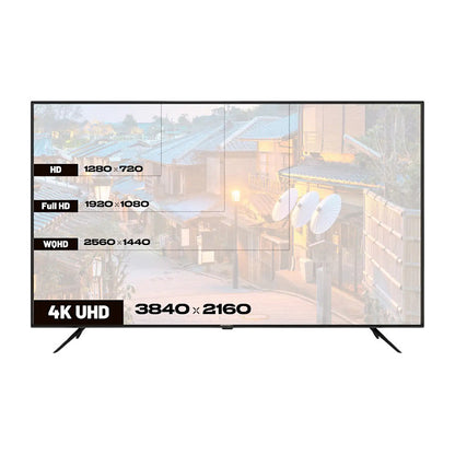 139,0cm/55" (3840x2160) JAPANNEXT JN-IPS550UHD60F 16:9 IPS 60Hz HDMI USB WLAN Speaker Black