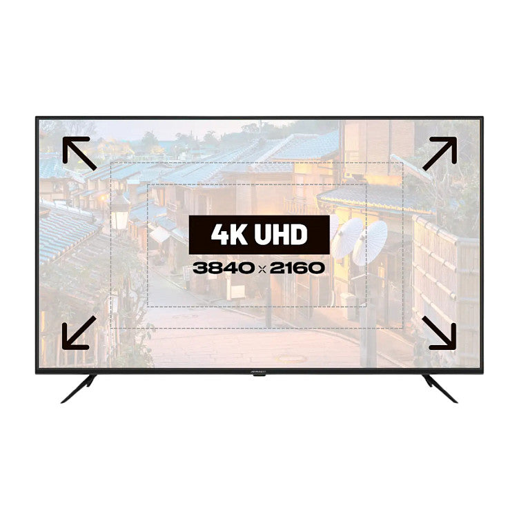 139,0cm/55" (3840x2160) JAPANNEXT JN-IPS550UHD60F 16:9 IPS 60Hz HDMI USB WLAN Speaker Black