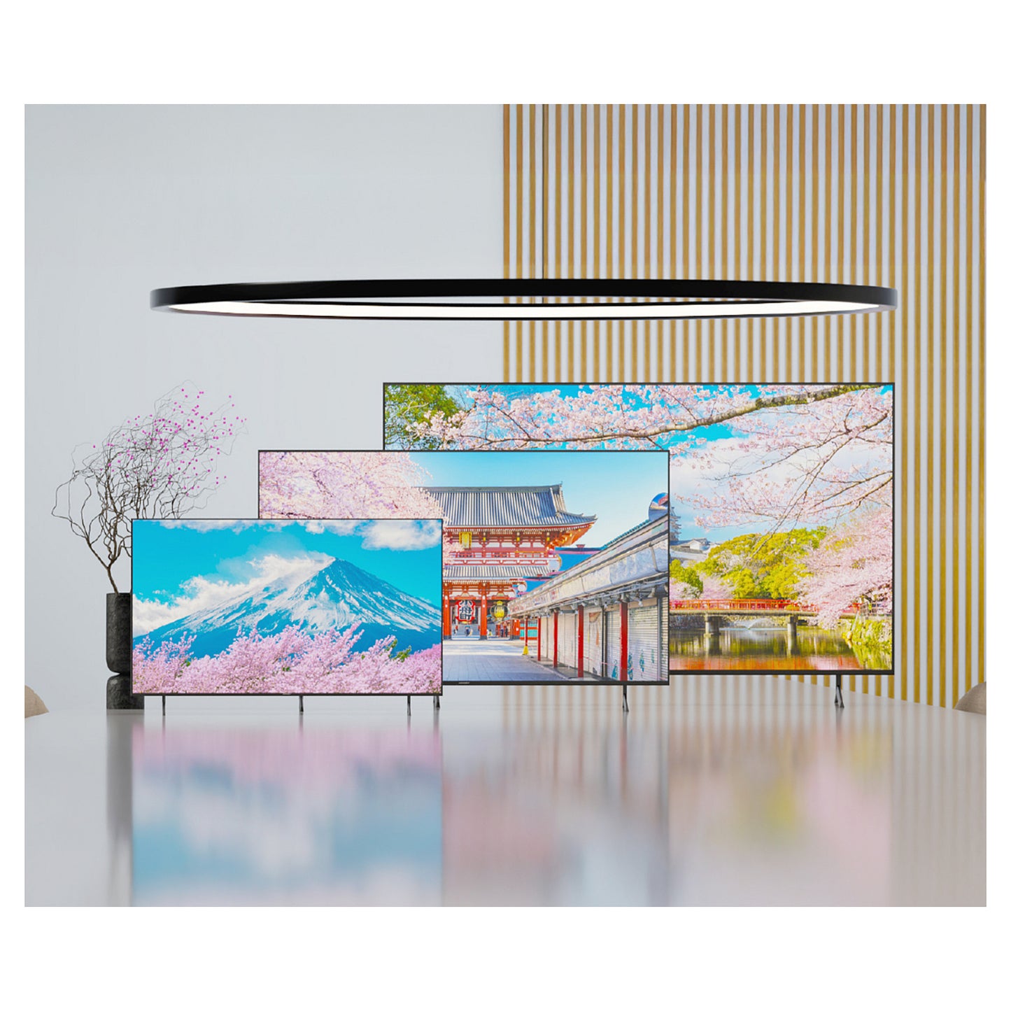 164,0cm/65" (3840x2160) JAPANNEXT JN-IPS650UHD60F 16:9 IPS 60Hz HDMI USB WLAN Speaker Black