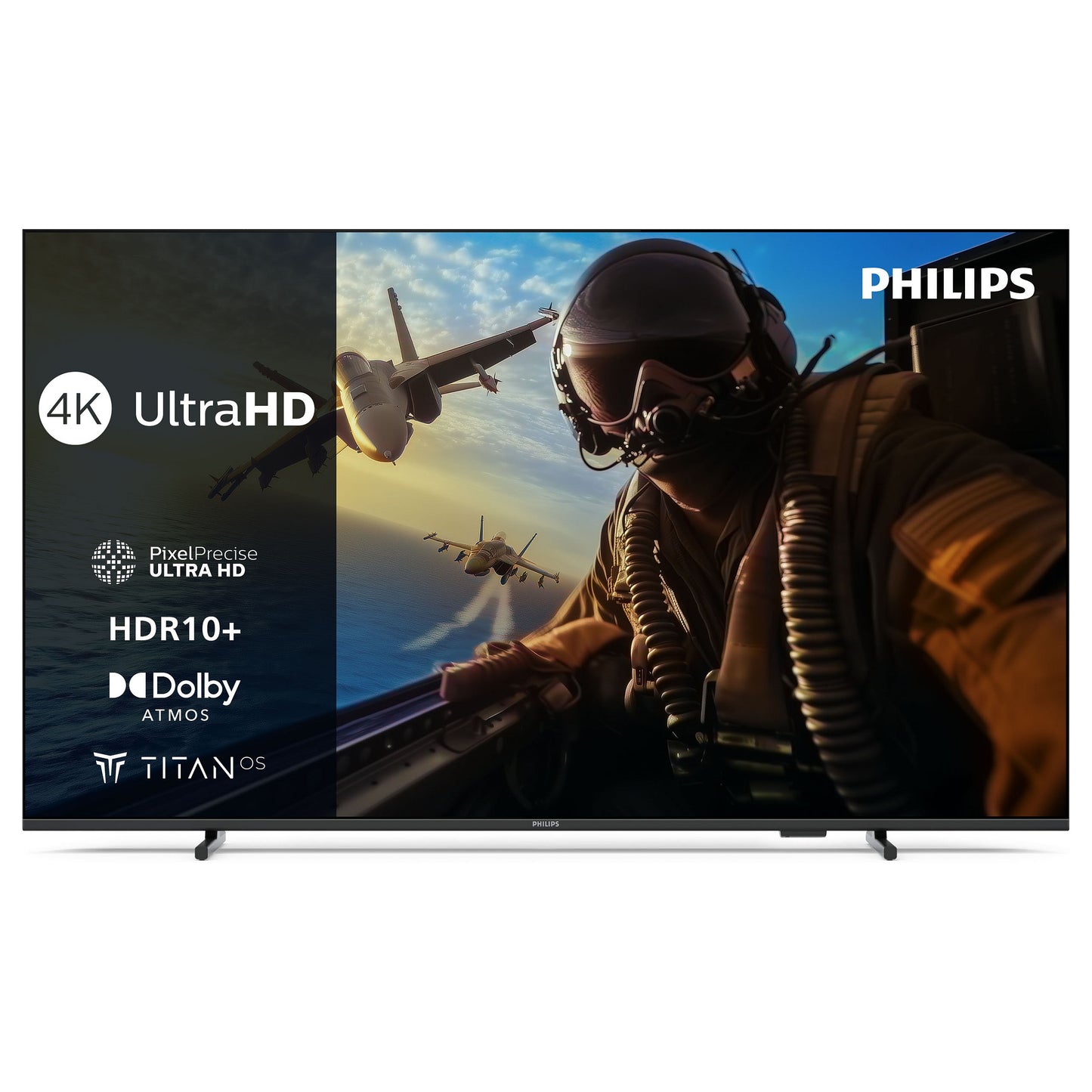 108,0cm/43" (3840x2160) Philips 43PUS7000/12 16:9 LED 60Hz HDMI USB WLAN Bluetooth HDR10+ Speaker Black