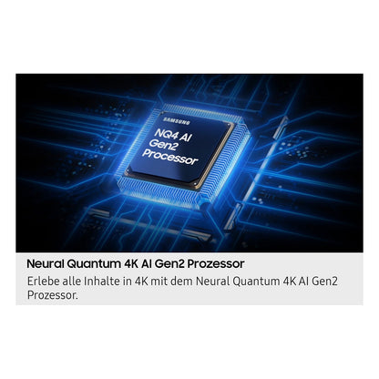 138,0cm/55" (3840x2160) Samsung GQ55QN70FAUXZG 16:9 Neo QLED 100Hz 4x HDMI 2x USB WLAN Triple-Tuner Smart TV Black