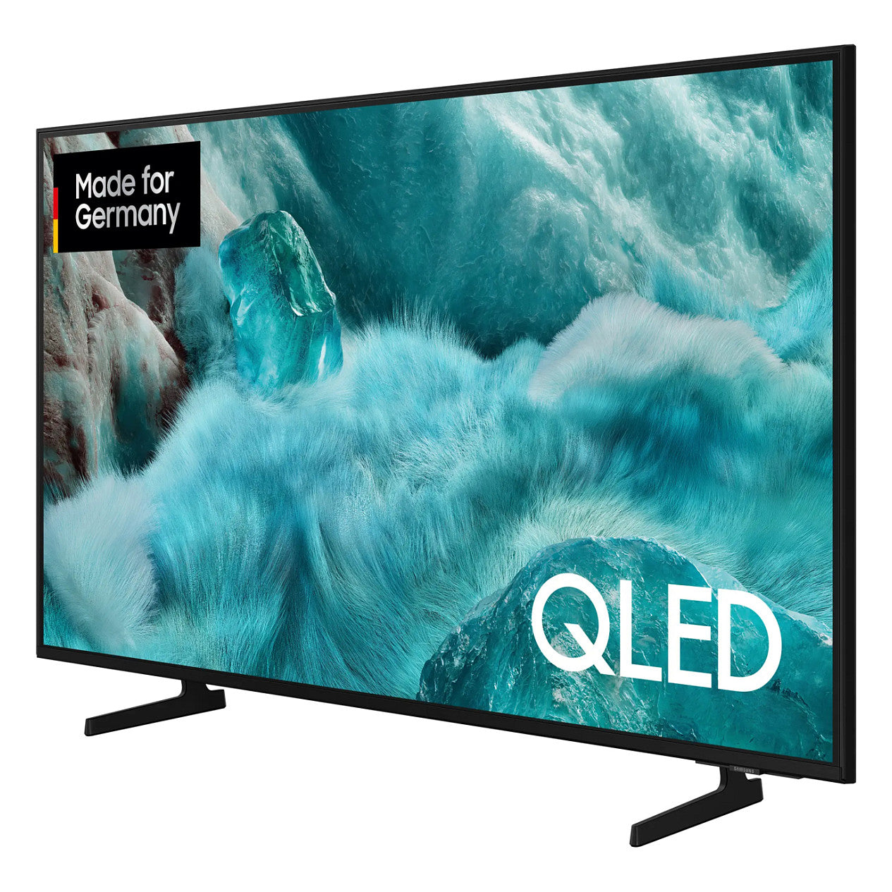 138cm/55" (3840x2160) Samsung GQ55Q7F2AUXZG 16:9 QLED 50Hz 3x HDMI USB WLAN Triple-Tuner Smart TV HDR10+ Black