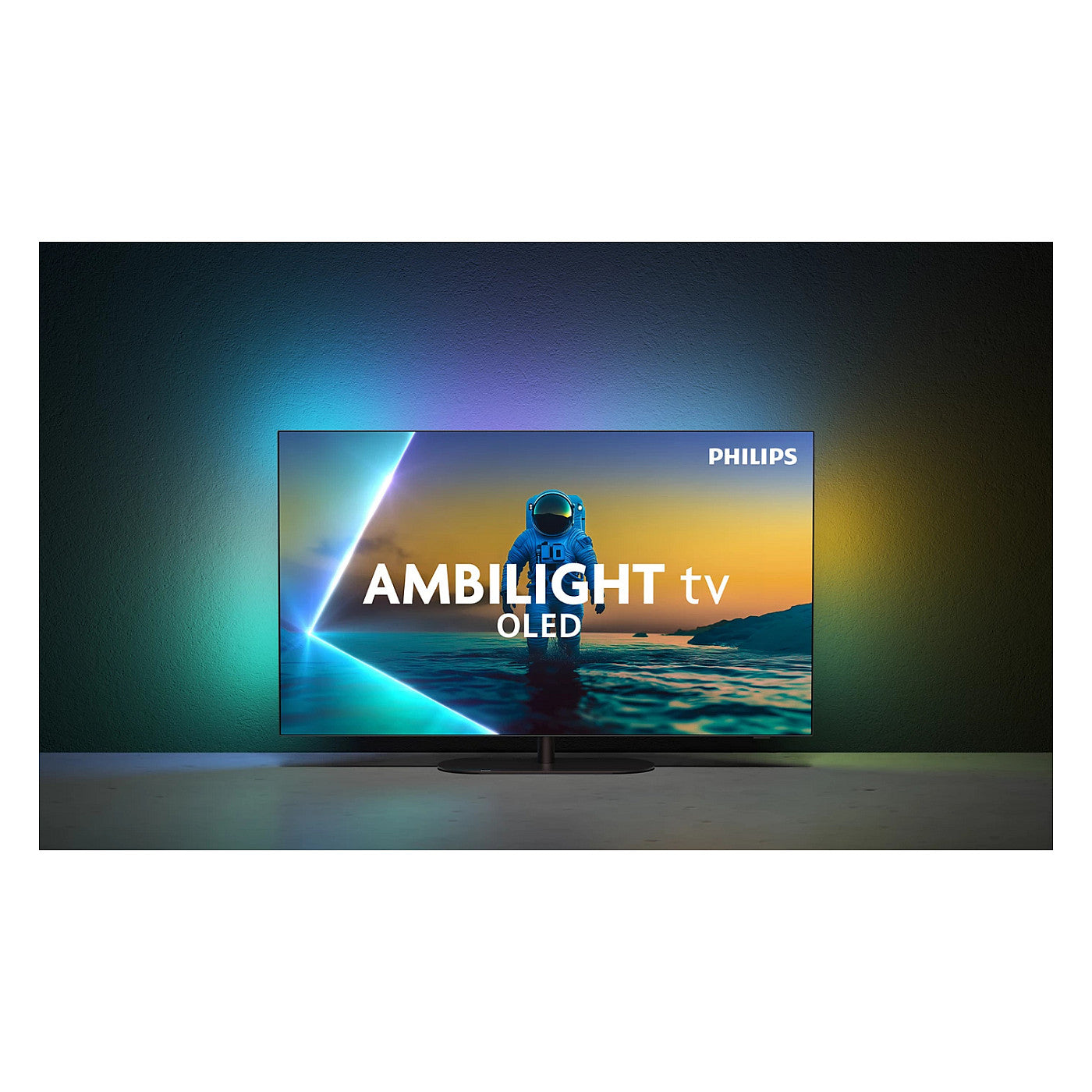 139cm/55" (3840x2160) Philips 55OLED810/12 16:9 OLED 144Hz 4x HDMI 2.1 3x USB LAN WLAN Ambilight Google TV HDR10+ Dolby Vision Black