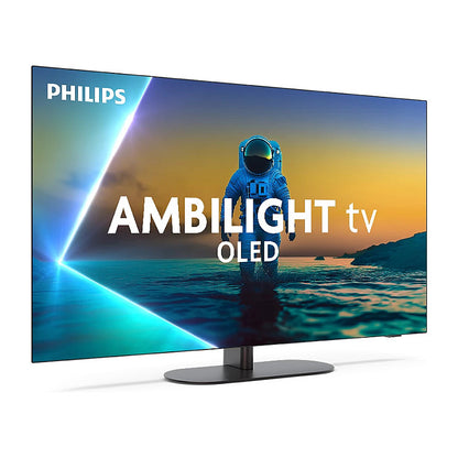 139cm/55" (3840x2160) Philips 55OLED810/12 16:9 OLED 144Hz 4x HDMI 2.1 3x USB LAN WLAN Ambilight Google TV HDR10+ Dolby Vision Black